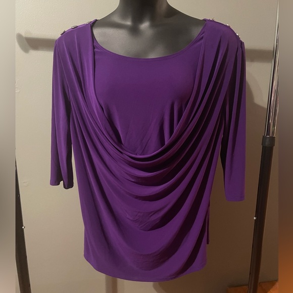 American City Wear Tops - Women’s Drape neck blouse